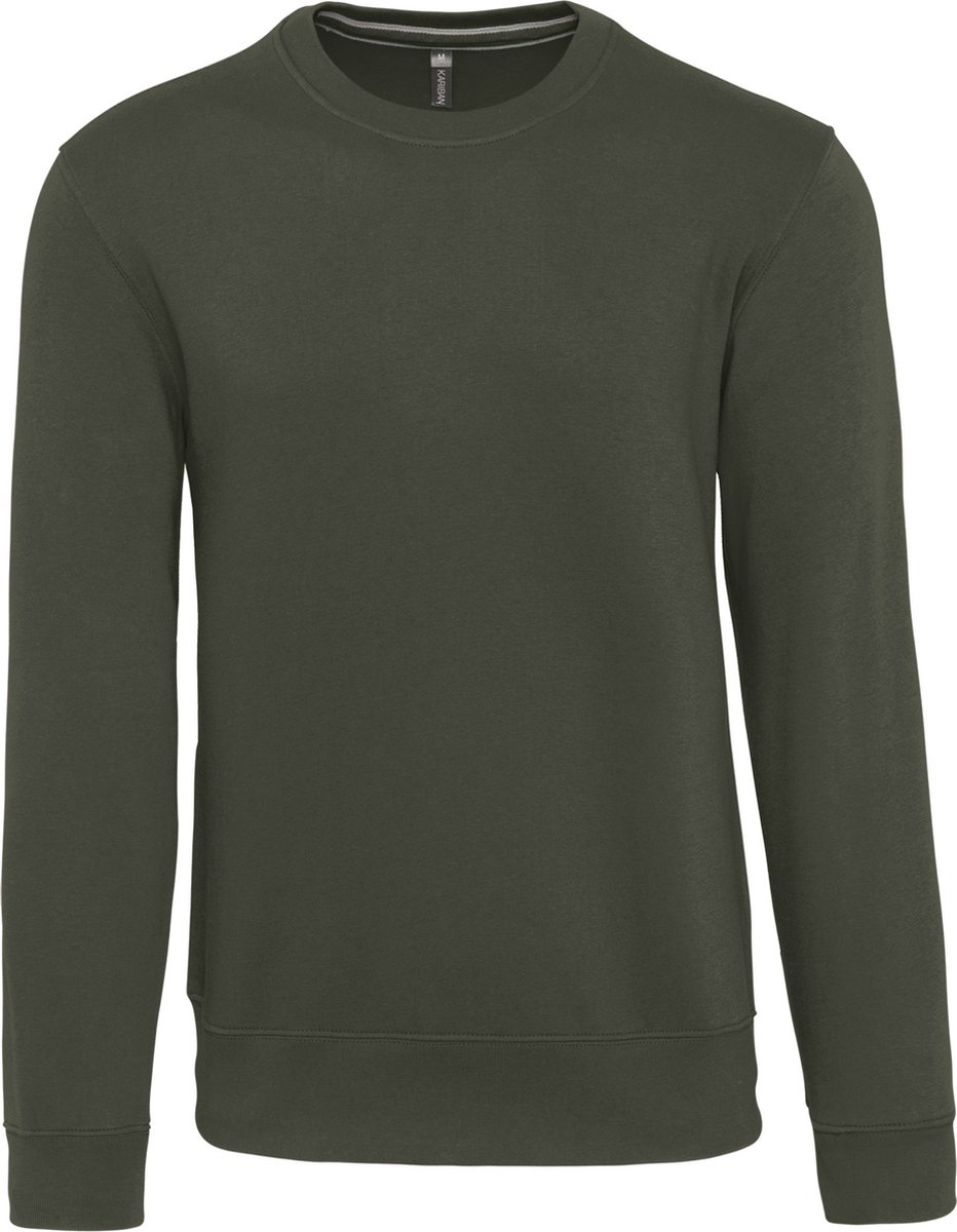 Unisex sweater met ronde hals Kariban Dark Khaki