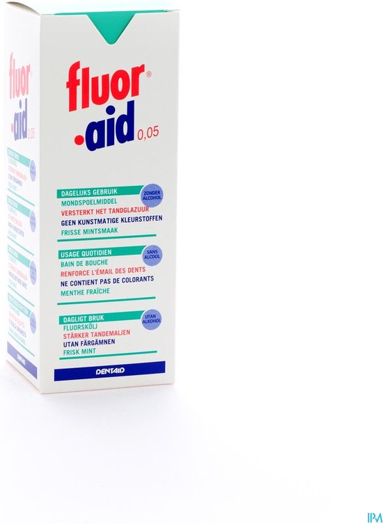 Fluor Aid 0.05 Mondwater - 500 ml