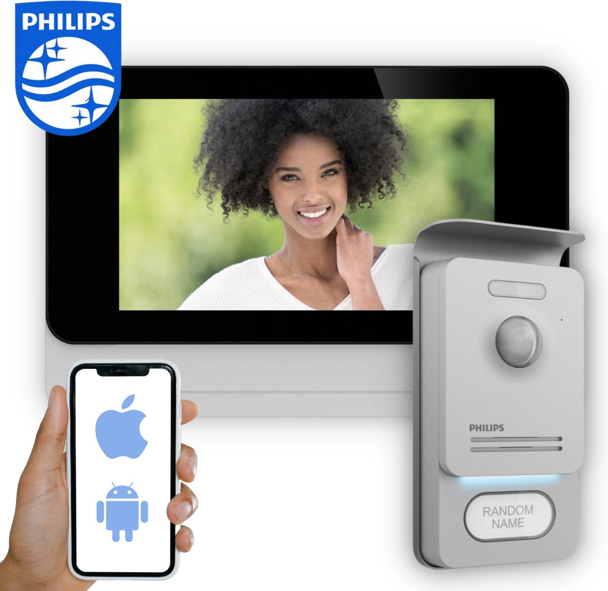 Philips WelcomeEye Connect Pro Wi-Fi deurbel met camera