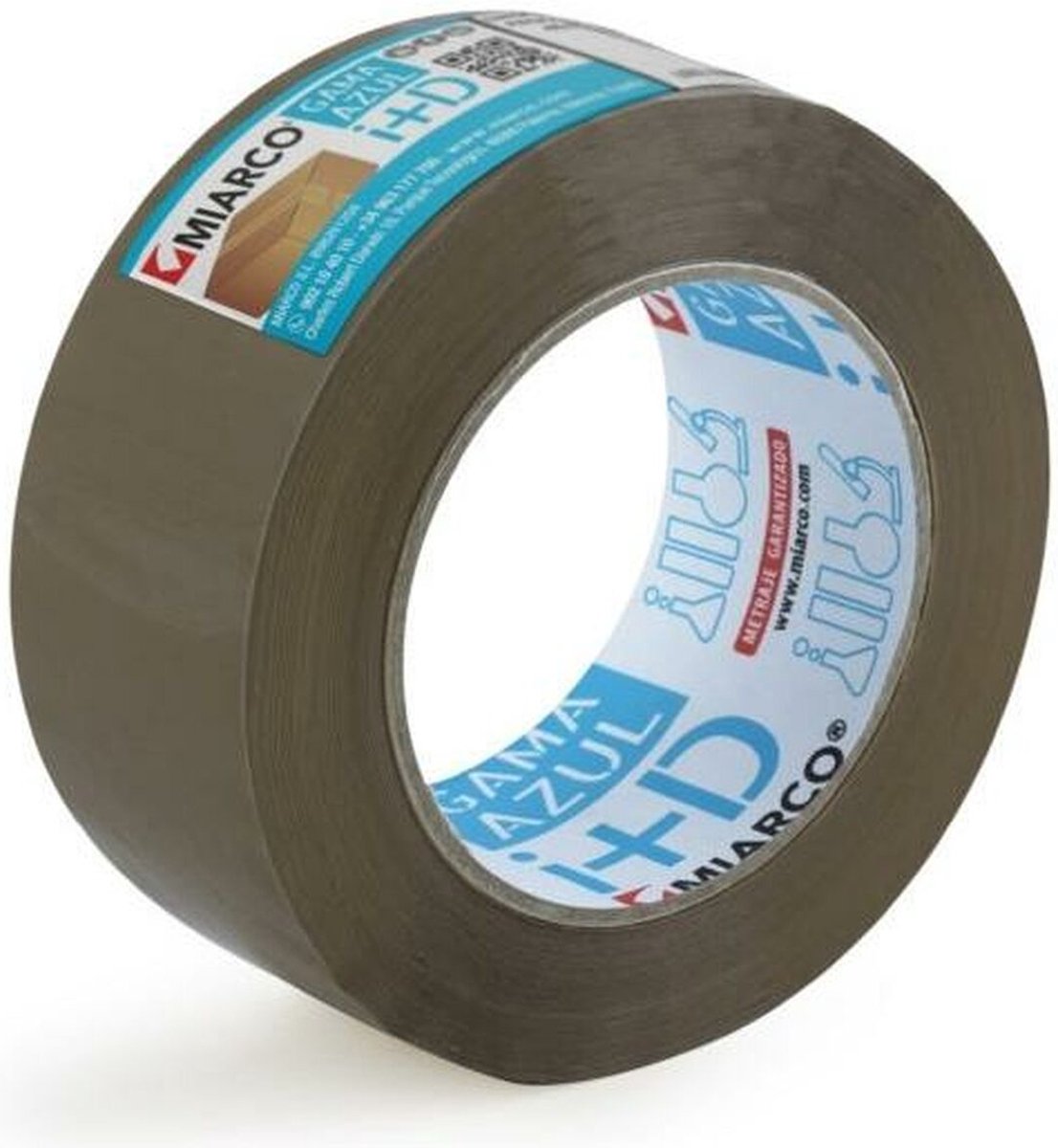 Miarco Plakband Bruin (48 x 132 mm) (6 Stuks)