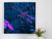 Cyberleafs | Cyberleafs | Kunst - 40x40 centimeter op Canvas | Foto op Canvas - wanddecoratie schilderij