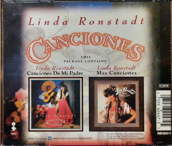 Canciones de mi padre/Mas canciones - 2 cd, Linda Ronstadt | CD (album) |  Muziek 