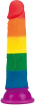 Lovetoy - Rainbow Pride Dildo 18.5 cm
