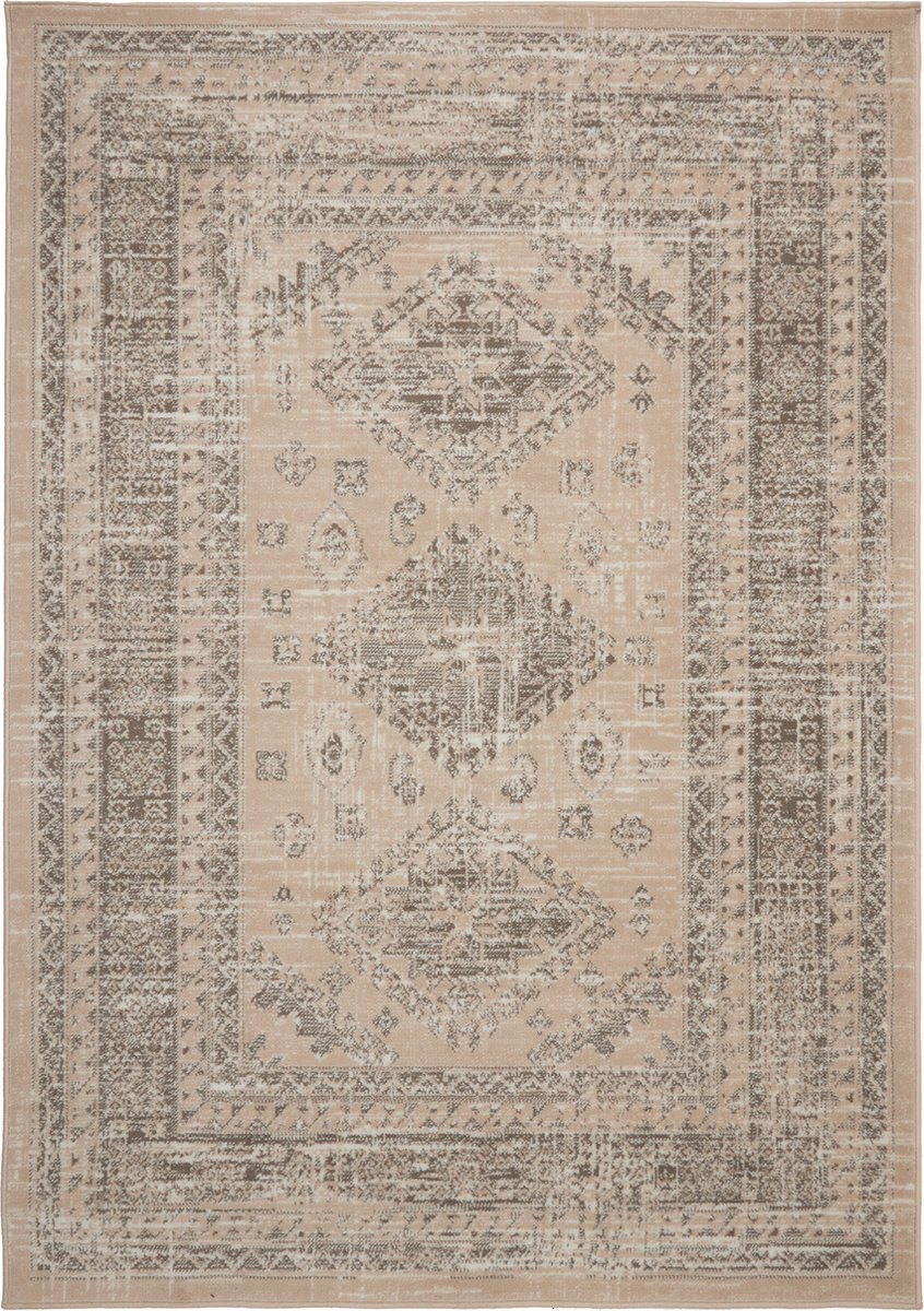 Vintage vloerkleed Aila Zand/Beige - 160 x 230 cm - (M)