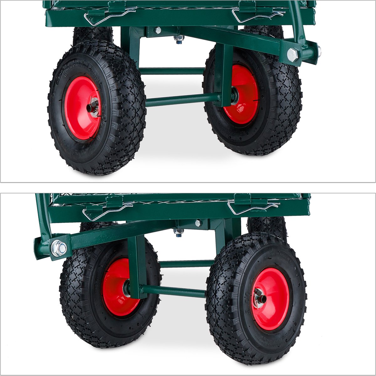 Vevor - Transportkar - Handkar - Bolderkar voor het Strand - Trolley