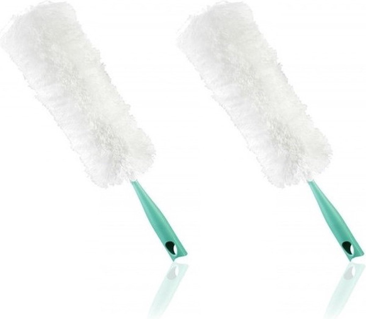 Goedkoopste 2x Schoonmaak plumeaus afstoffer microvezel - Leifheit Dusters XL
