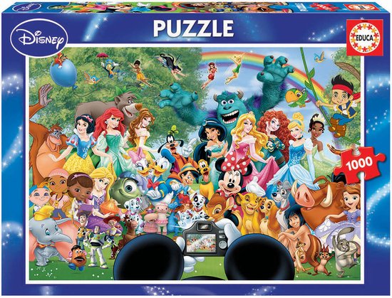 Educa - De wondere wereld van Disney II - 1000 stukjes