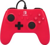 PowerA Bedrade controller voor Nintendo Switch – Framboos Rood