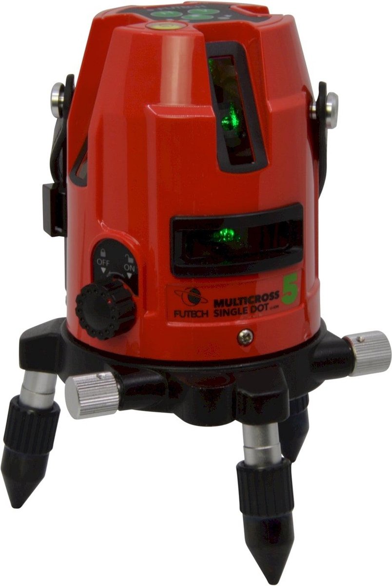 FUTECH Multicross 5 SD Kruislijnlaser Groen in Koffer - 033.05G