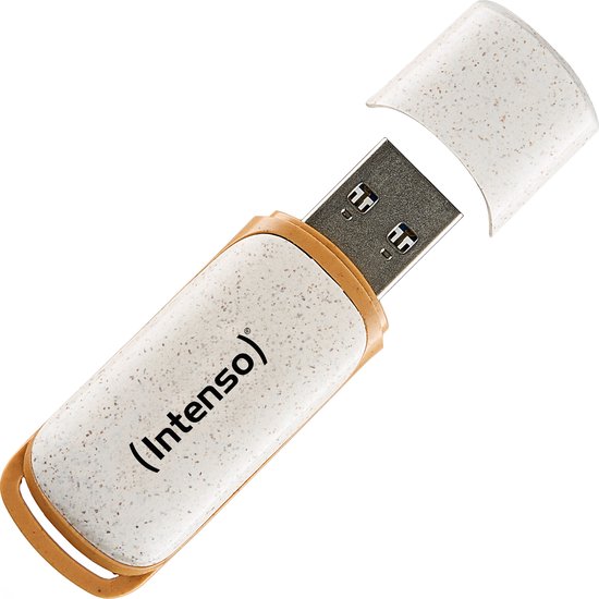 Clé USB 32GB Intenso Business Line 2.0 - Noir/Rouge, Vitesse Lecture 28 Mo/s, Curseur De Protection