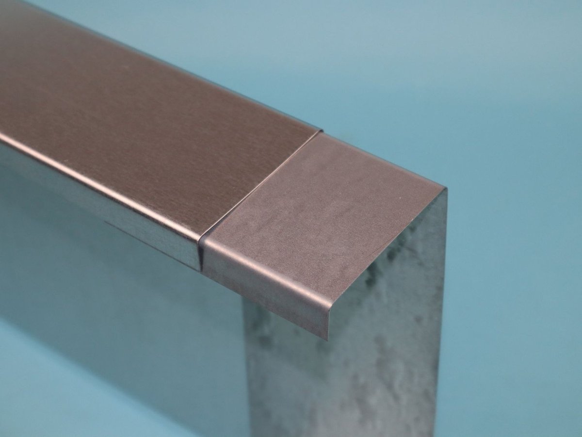 Stootverbinder voor slakkenomheining | Borderrand | Gazonrand | Kantopsluiting, kleur: zonder kleur