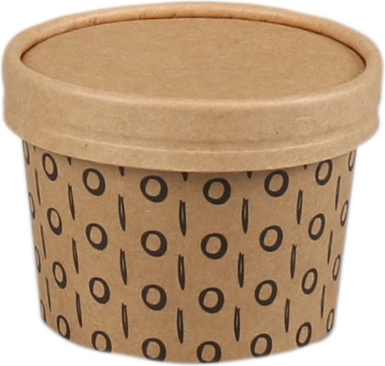 Fiesta Compostable composteerbare papieren buigrietjes kraft (250 stuks