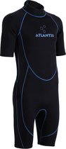 Atlantis 2mm Adventure Shorty - Wetsuit - Heren - Zwart/Blauw - XL