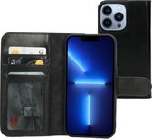 Mobiparts Excellent Wallet Case geschikt voor Apple iPhone 13 Pro - Zwart
