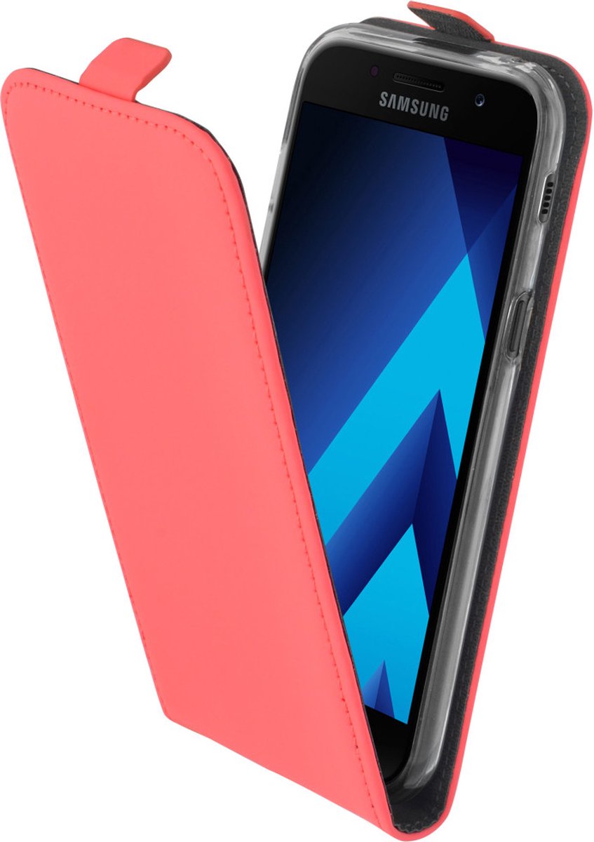 Mobiparts Premium Flip TPU Case Samsung Galaxy A5 (2017) Peach - Roze