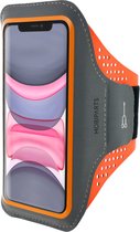 Hardloop Sportarmband geschikt voor Apple iPhone 11 - Oranje - Mobiparts