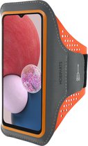 Hardloop Sportarmband geschikt voor Samsung Galaxy A04s/A13(4G en 5G) - Oranje - Mobiparts