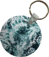 Sleutelhanger - Zee - Blauw - Natuur - Water - Plastic - Rond - Uitdeelcadeautjes