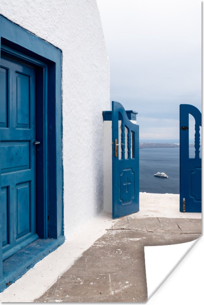 Deur - Blauw - Wit - Architectuur