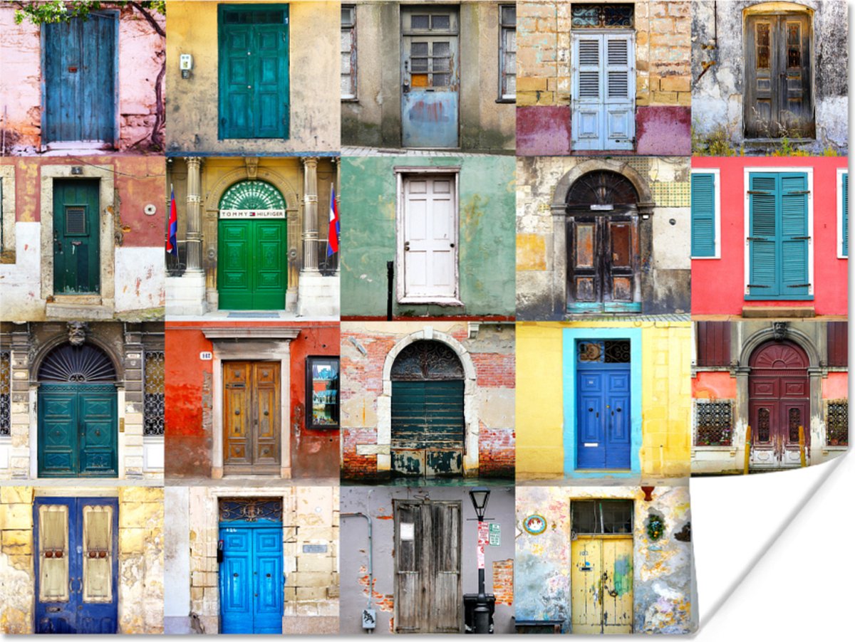 Deuren - Regenboog - Architectuur - Collage