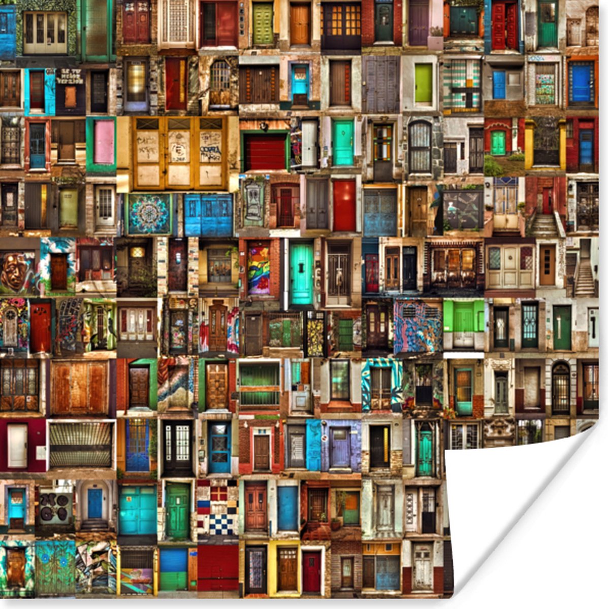 Deuren - Kleurrijk - Collage - Architectuur