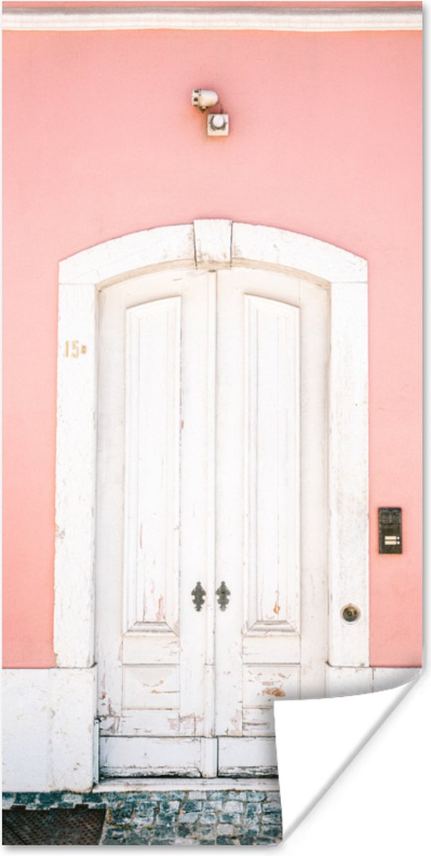 Hout - Deur - Roze - Wit