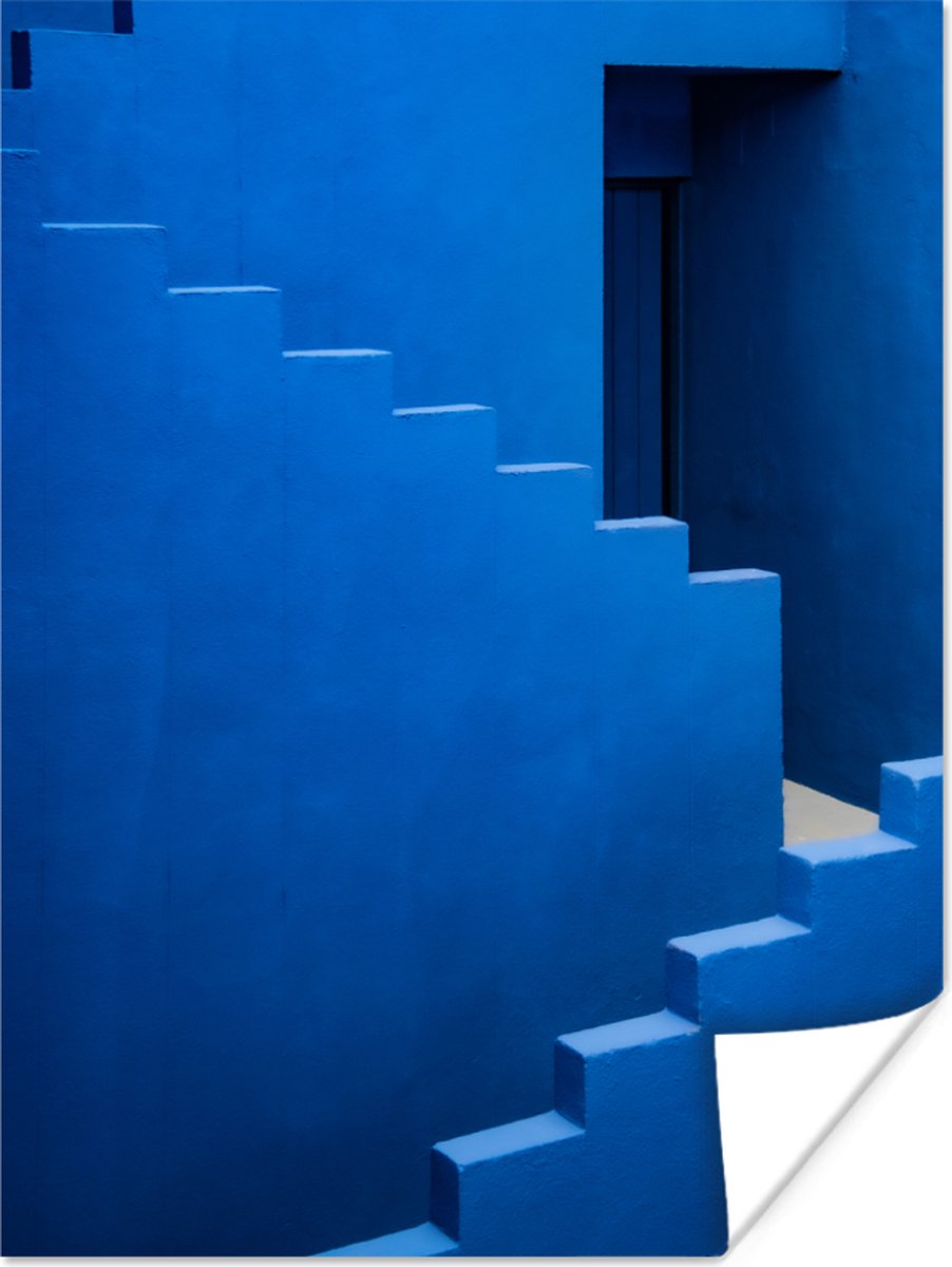 Blauw - Trap - Architectuur - Gebouw