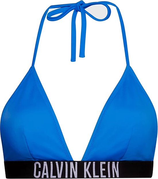 Calvin Klein Triangle-RP bikini top dames blauw | bol.com