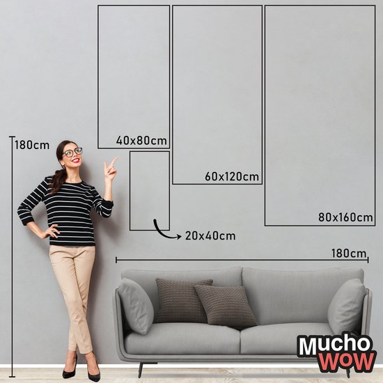 MuchoWow® Peinture sur verre 40x80 cm - Peinture sur verre acrylique - Singe - Jungle - Garçons - Filles - Fleurs - Kids - Photo sur verre - Peintures