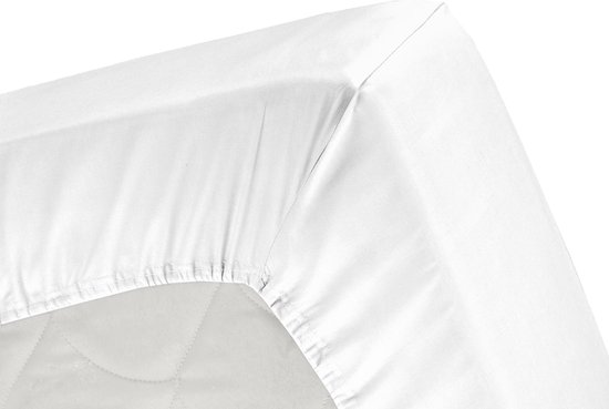 Jollein molton hoeslaken ledikant 60×120 - wit