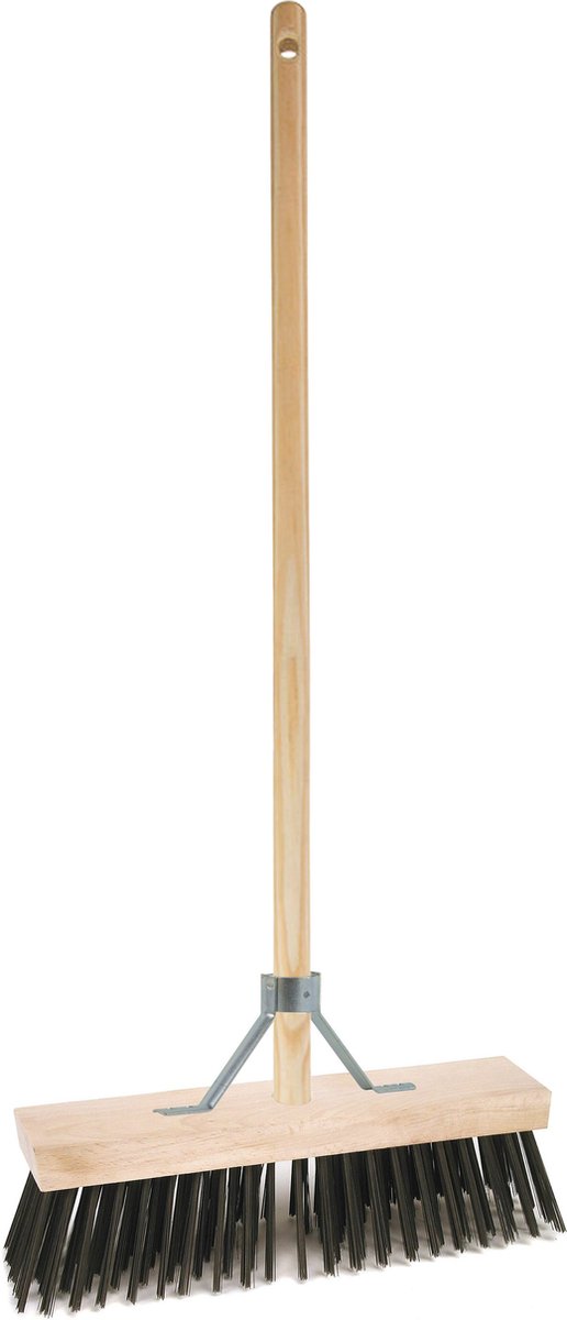 Goedkoopste Betra Buitenbezem - FSC hout - staaldraad - hard - 30 x 120 cm