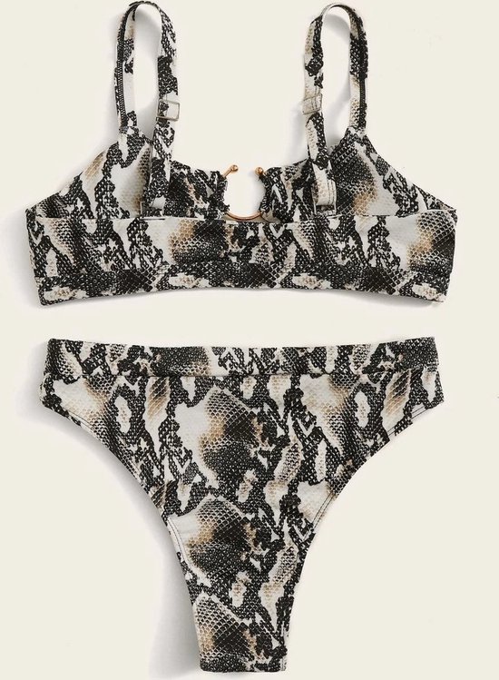Stijlvolle Bikini Set voor vrouwen met Hoog Broekje GEEN Beugel
