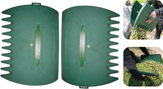 PD® Bladscheppen - set van 2 - Bladschepper - Tuinafval scheppen - Bladverzamelaars - Tuin gereedschap