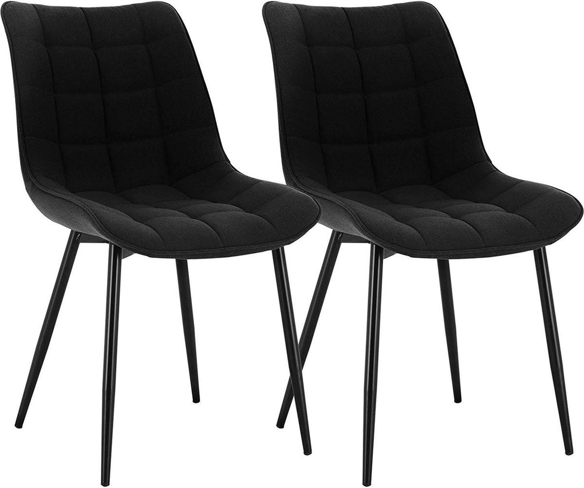 Eetkamerstoelen - Hoge Kwaliteit Linnen - Voor bij de Eettafel, Woonkamer & Slaapkamer - S