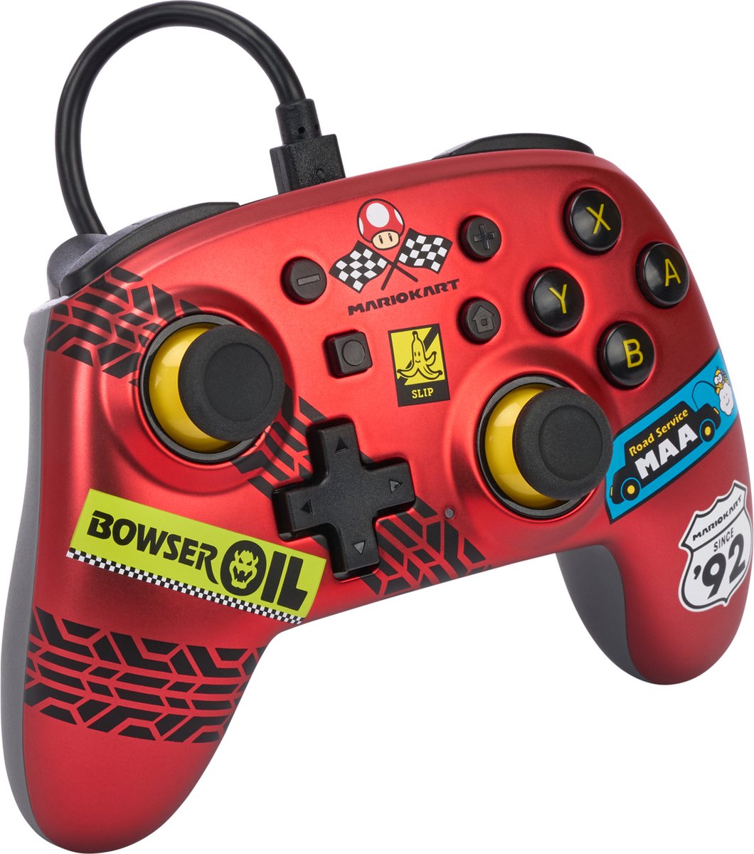 PowerA Nano bedrade controller voor Nintendo Switch - Mario Kart: Racer Red – foto 4