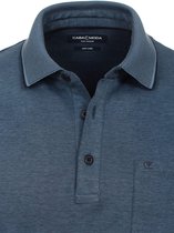 Poloshirt Met Borstzakje 3 Knoops Aqua Blauw Casa Moda - XL