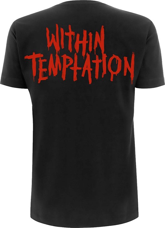 T-Shirt Within Temptation Purge Jumbo Band Logo Officiel - Homme, Charcoal
