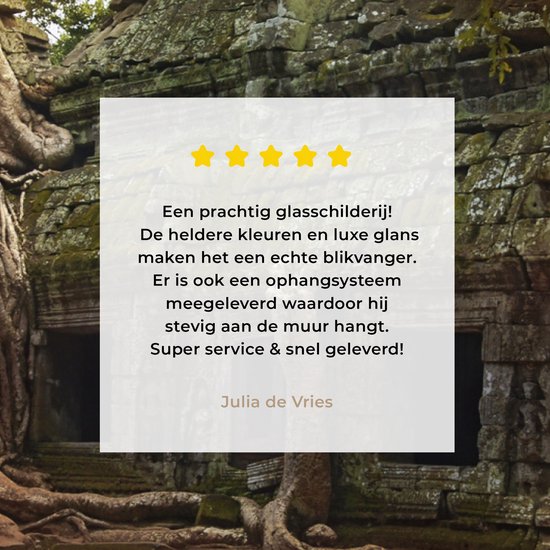 Racines d'arbres sur l'ancien temple Ta Prohm à Angkor Wat Plexiglas 120x80 cm - Tirage photo sur Glas (décoration murale en plexiglas)