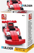 Sluban builder Voertuigen-Rode raceautoD (1 stuk) assorti