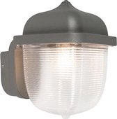 QAZQA Buitenwandlamp antraciet IP44 - Trans