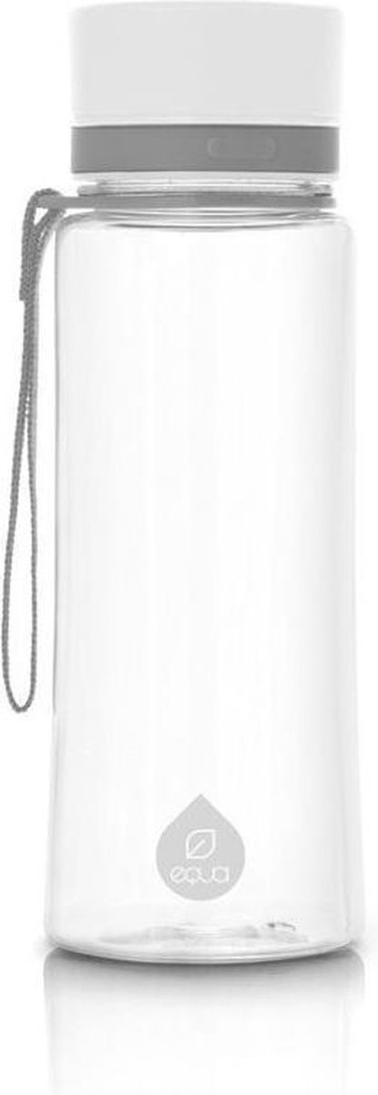 Equa BPA free drinkfles 600 ml - Uitvoering - Plain White
