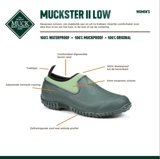 Muck Boot Muckster II Low - Vert - Femme - 43