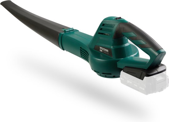 WOLFGANG Elektrische tuinbladblazer 20V voor bladeren & loof - snoerloze accu bladblazer - bladblazer met blaassnelheid 200 km/u - 1,2kg - 90x15x17cm - (geleverd zonder accu en lader) van WOLFGANG. — afbeelding 4