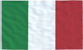 Vlag , 90x150 cm , kleurrijk , duurzaam , polyester , meerkleurig , messing oogjes, italie