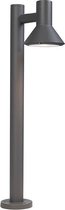 QAZQA humilis - Moderne Vloerlamp | Staande Lamp - 1 lichts - H 650 mm - Donkergrijs - Buitenverlichting