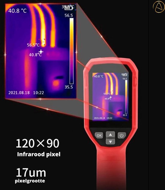 Caméra thermique Arvona - Caméra thermique infrarouge - Caméra infrarouge -  Compteur