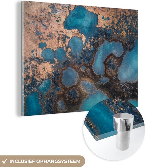 Peinture sur verre - piscines rocheuses - 80x60 cm - Peintures sur Verre Peintures - Photo sur Glas