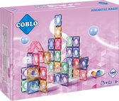Coblo Knikkerbaan - Pastel - 100 pièces - speelgoed magnétiques - speelgoed Montessori