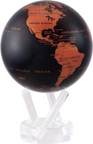 Mova wereldbol op zonne energie Ø 11,5 cm - Uitvoering - Koper en zwart (CBE)