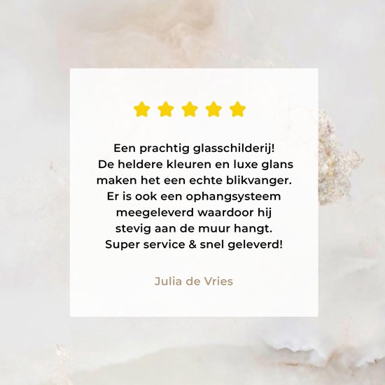 MuchoWow® Peinture sur Verre - Marbre - Veines - Nacre - 120x180 cm - Peintures sur Verre Peintures - Photo sur Glas